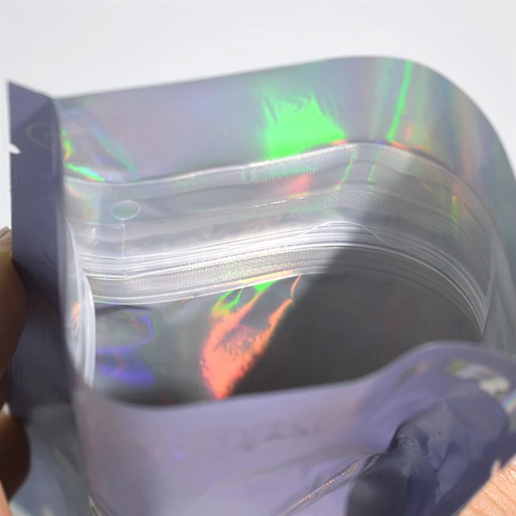 Custom Printed Stand Up Pouch Ziplock Plastic Packaging Smell Proof Zipper Mylar Packaging Pouch Bag For Food Storage