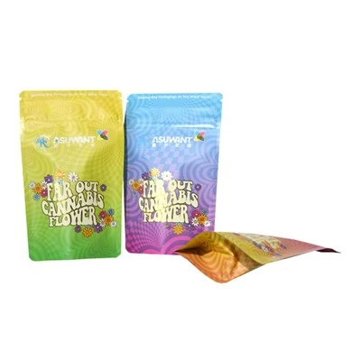 Cannabis Packaging Cookies Cannaburst 3.5G/7G/1oz/1lb Mylar Bag met ritssluiting