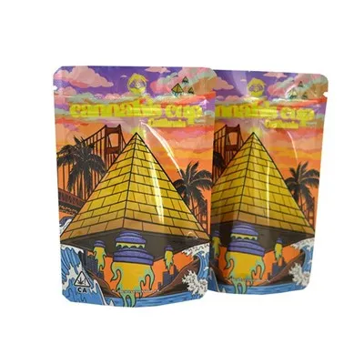 Mylar Foly Ziplock Stand Up Pozes van voedingskwaliteit ruikbestendig 3.9 x5.9