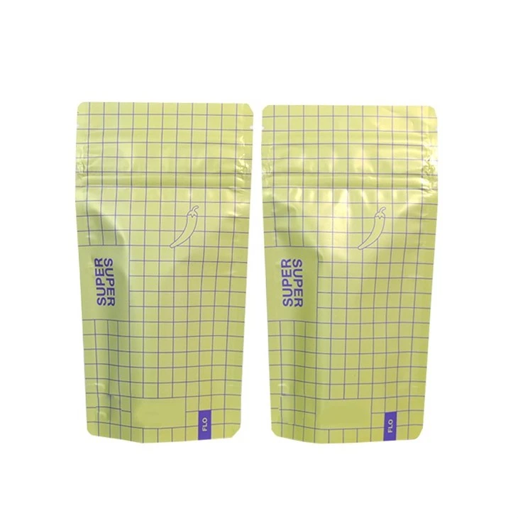 Plastic Resealable Ziplock Bags Exit Edibles Packaging Smell Proof Candy Gummies 3.5g Mylar Bags Custom Printed