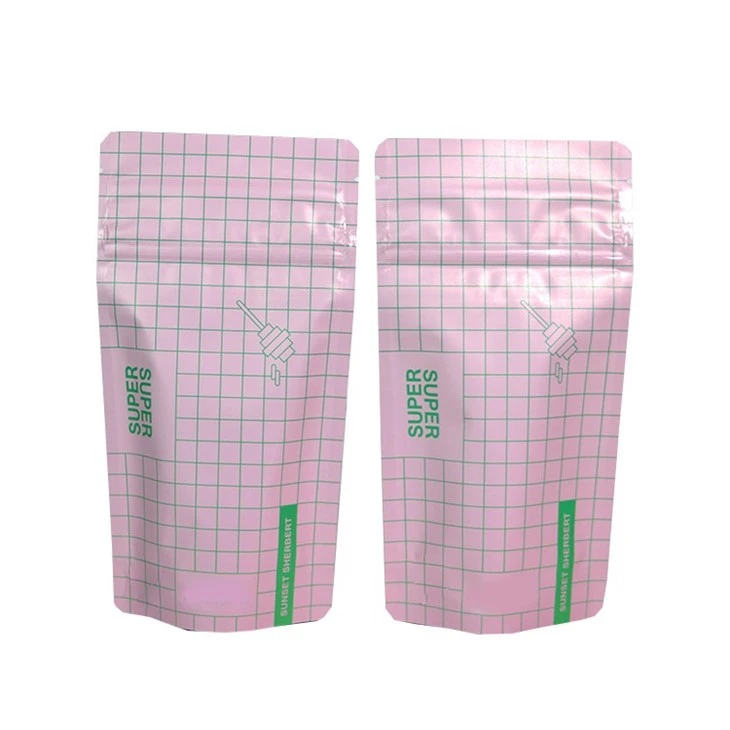 Plastic Hersluitbare Ziplock -zakken Exit Edibles Packaging Geurbestendig snoep Gummies 3.5G Mylar Bags Aangepast bedrukt
