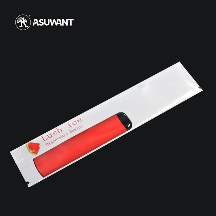 Custom Printing Humidor Package Plastic Three Side Seal Ziplock Cigar Bag Cigarillo Packaging Pouch