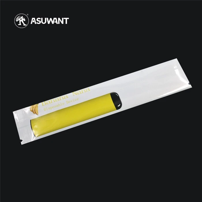 Custom Printing Humidor Package Plastic Three Side Seal Ziplock Cigar Bag Cigarillo Packaging Pouch