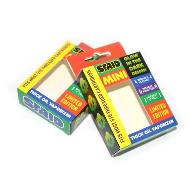 Small Electric Packing Card Paper Package Box With Window factory
